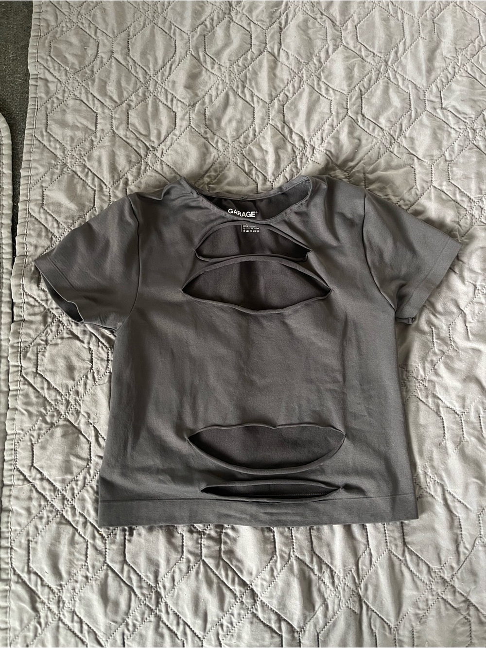 Garage Charcoal Cutout Tee